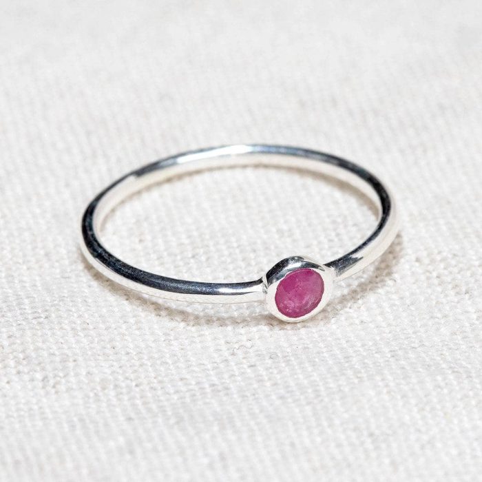 Ruby Silver or Gold Ring - Image 1