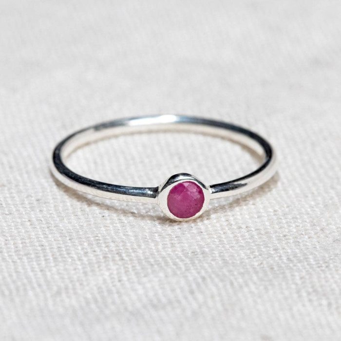 Ruby Silver or Gold Ring - Image 4