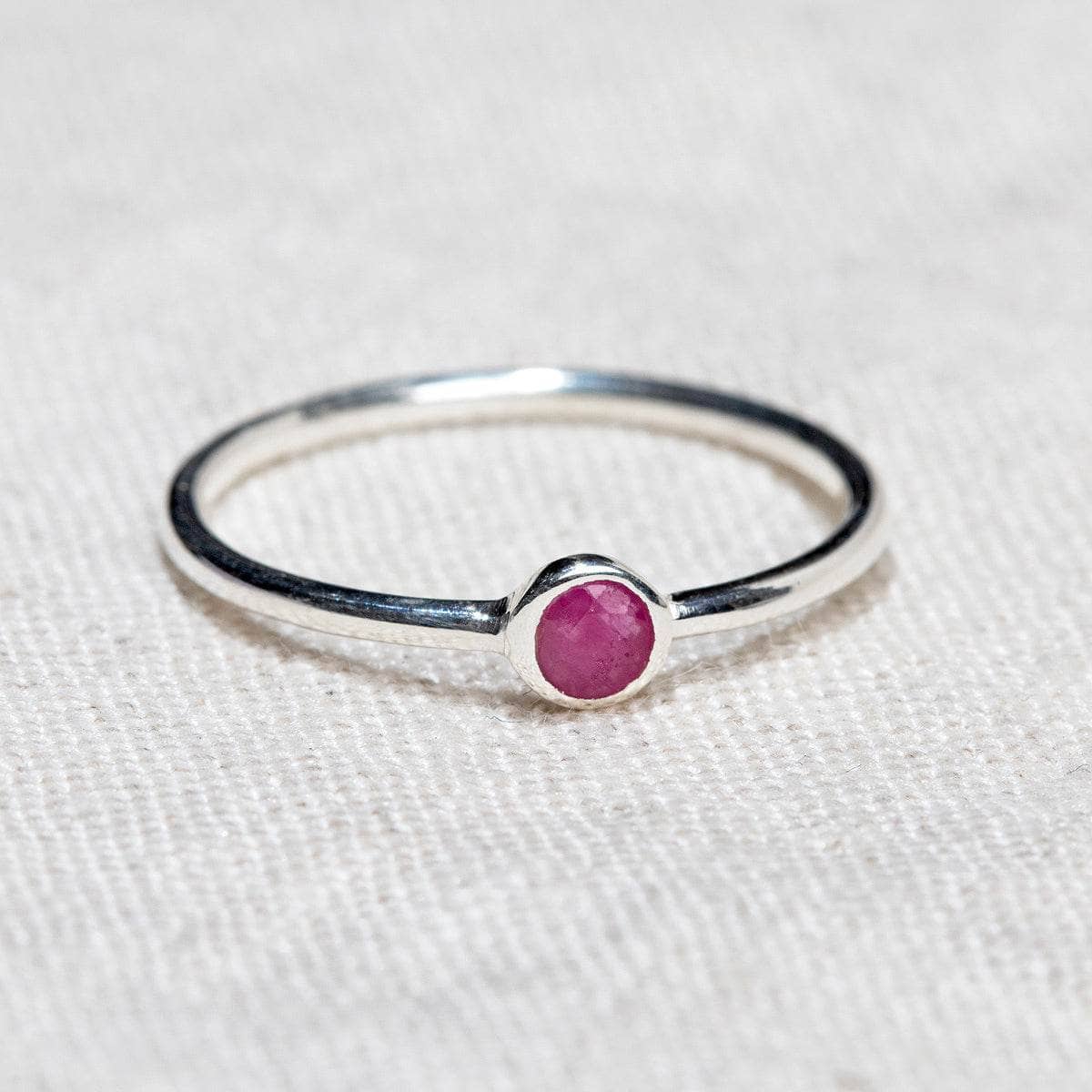 StudioSession-15370-1 Ruby Silver or Gold Ring - Image 4