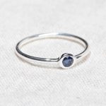 Blue Sapphire Silver or Gold Ring - Image 4