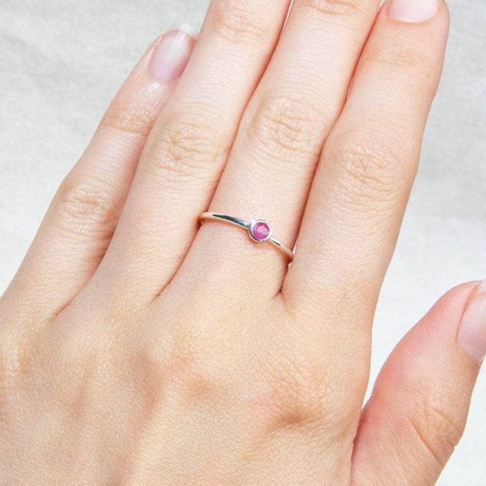 Ruby Silver or Gold Ring - Image 2