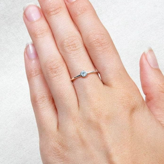 StudioSession-15410-1 Blue Topaz Silver or Gold  Ring - Image 2