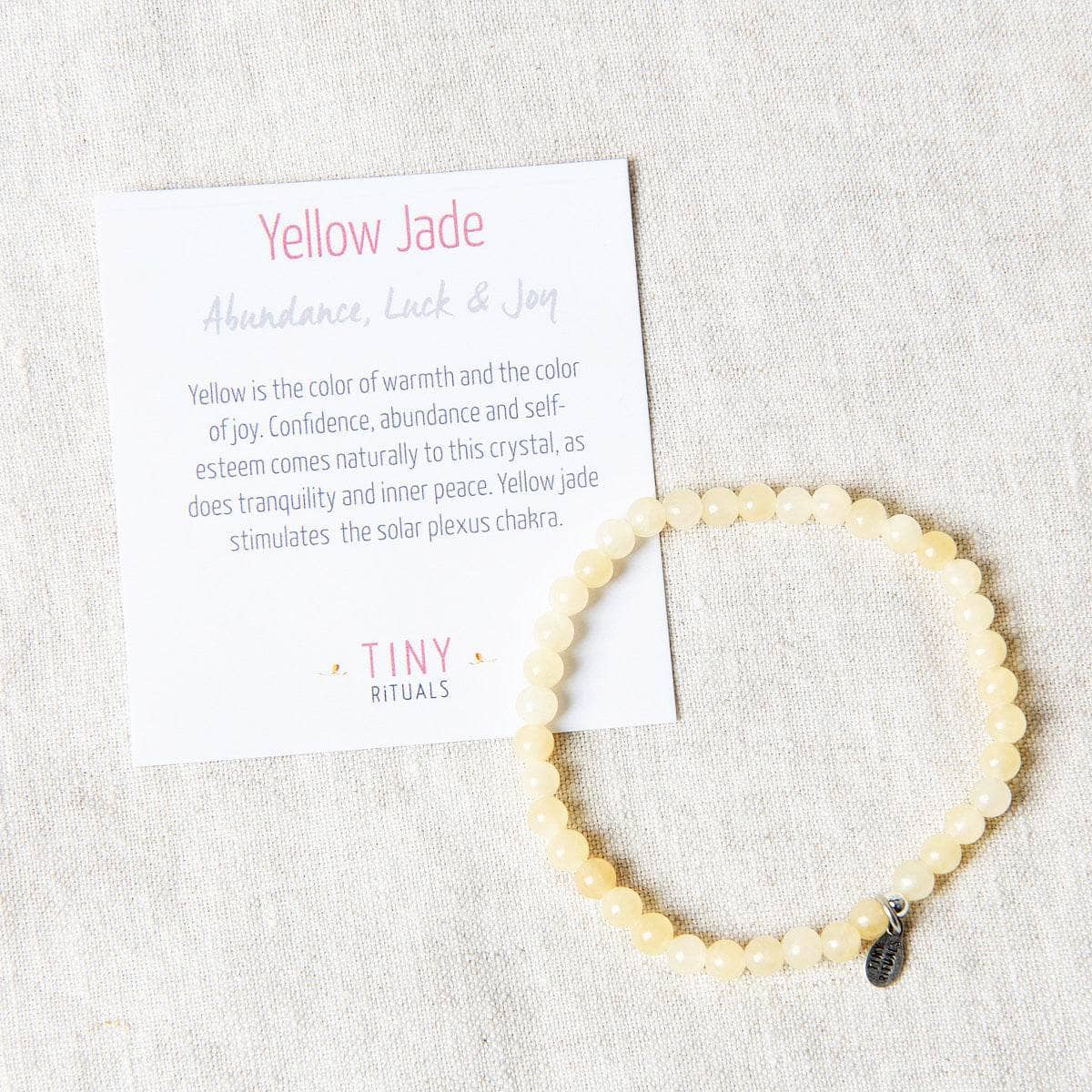 StudioSession-17060-1 Yellow Jade Energy Bracelet - Image 3