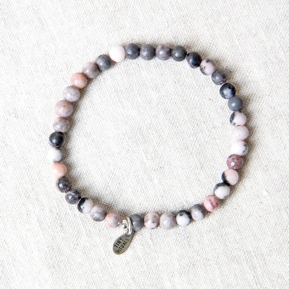 StudioSession-17064-1 Pink Zebra Jasper Energy Bracelet - Image 5