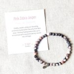 Pink Zebra Jasper Energy Bracelet - Image 3