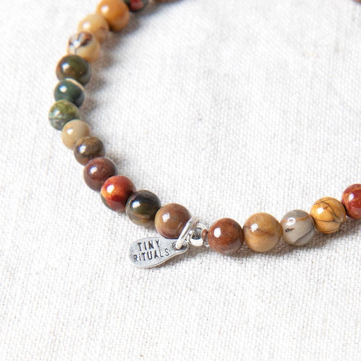 StudioSession-17082-1 Natural Picasso Jasper Energy Bracelet - Image 3