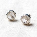 Herkimer Diamond Silver or Gold  Stud Earring - Image 7