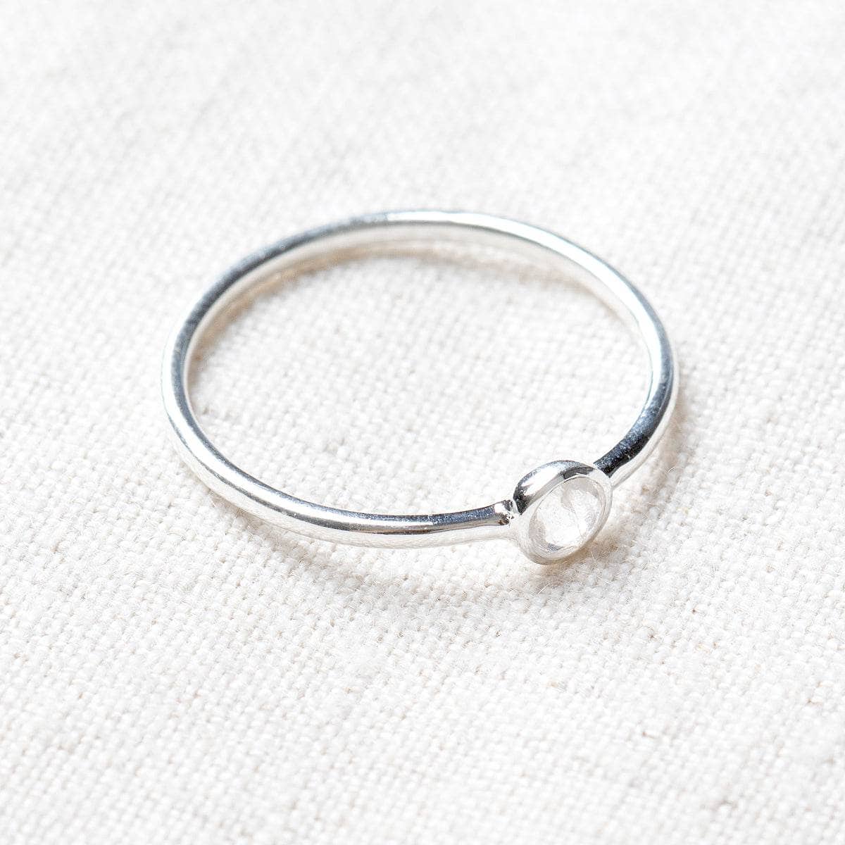 StudioSession-17199-1 Herkimer Diamond Silver or Gold Ring - Image 9