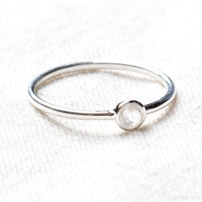 Herkimer Diamond Silver or Gold Ring - Image 7