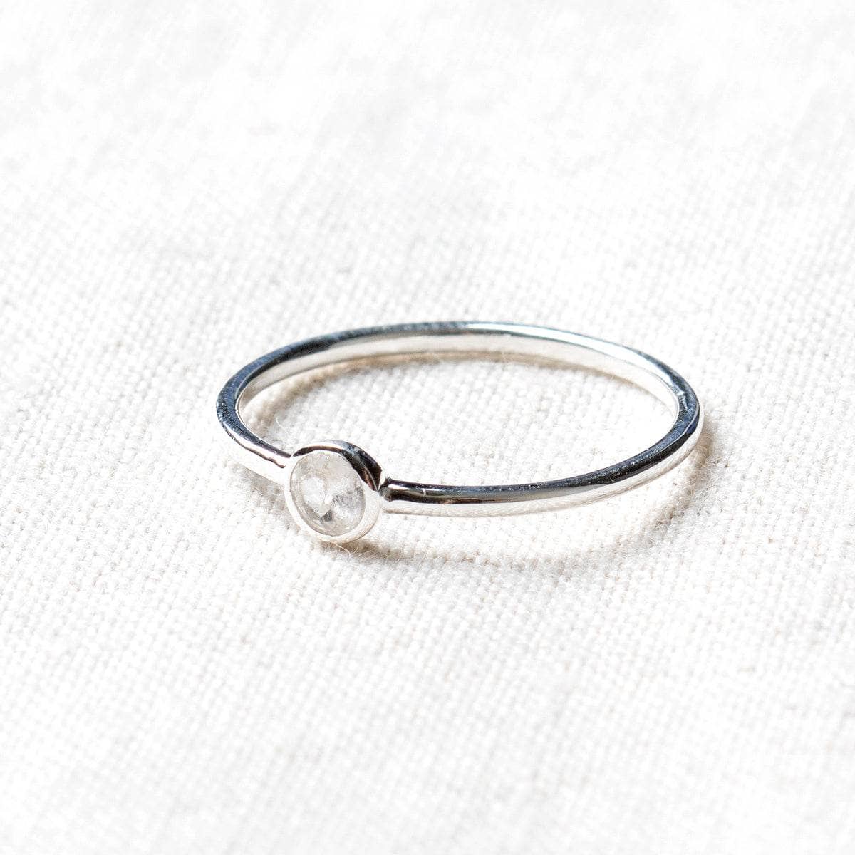 StudioSession-17203-1 Herkimer Diamond Silver or Gold Ring - Image 10