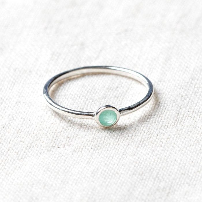 Emerald Silver or Gold  Ring - Image 7