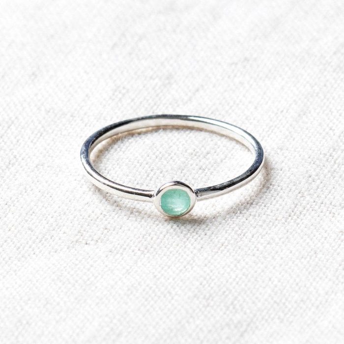Emerald Silver or Gold  Ring - Image 9
