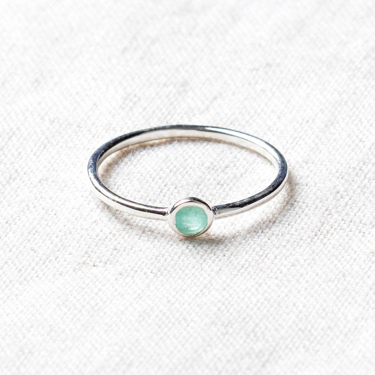 StudioSession-17210-1 Emerald Silver or Gold  Ring - Image 9