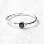 Black Tourmaline Silver, Gold or Rose Gold Ring - Image 11