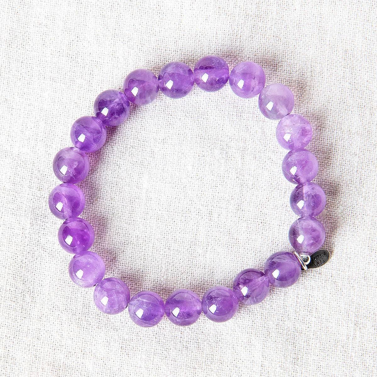 StudioSession-17488-1 Amethyst Energy Bracelet 8mm - Image 1