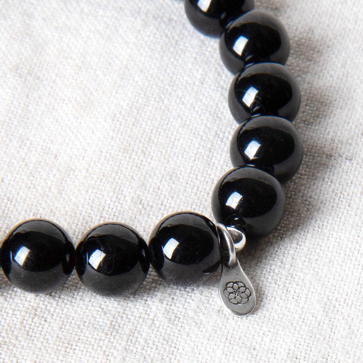 StudioSession-17512-1 Black Tourmaline Energy Bracelet 8mm - Image 5