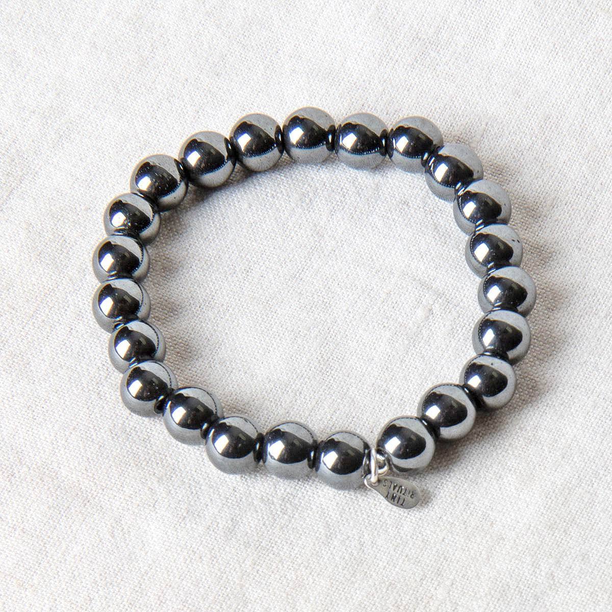 StudioSession-17523-1 Hematite Energy Bracelet 8mm - Image 1