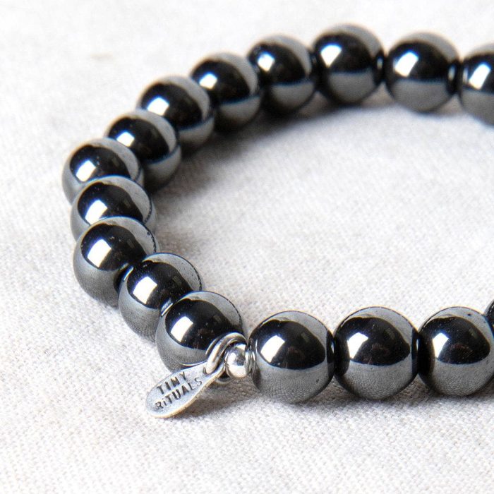 Hematite Energy Bracelet 8mm - Image 4
