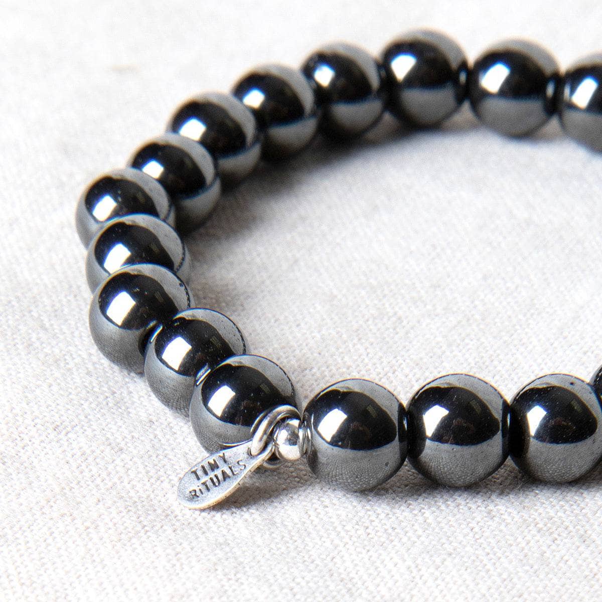 StudioSession-17529-1 Hematite Energy Bracelet 8mm - Image 4