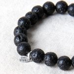 Lava Stone Energy Bracelet 8mm - Image 4