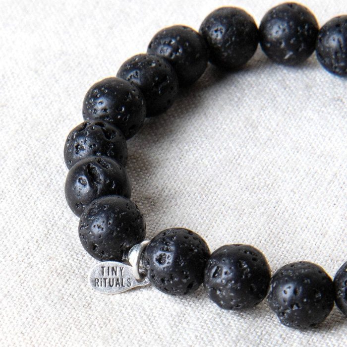 Lava Stone Energy Bracelet 8mm - Image 4