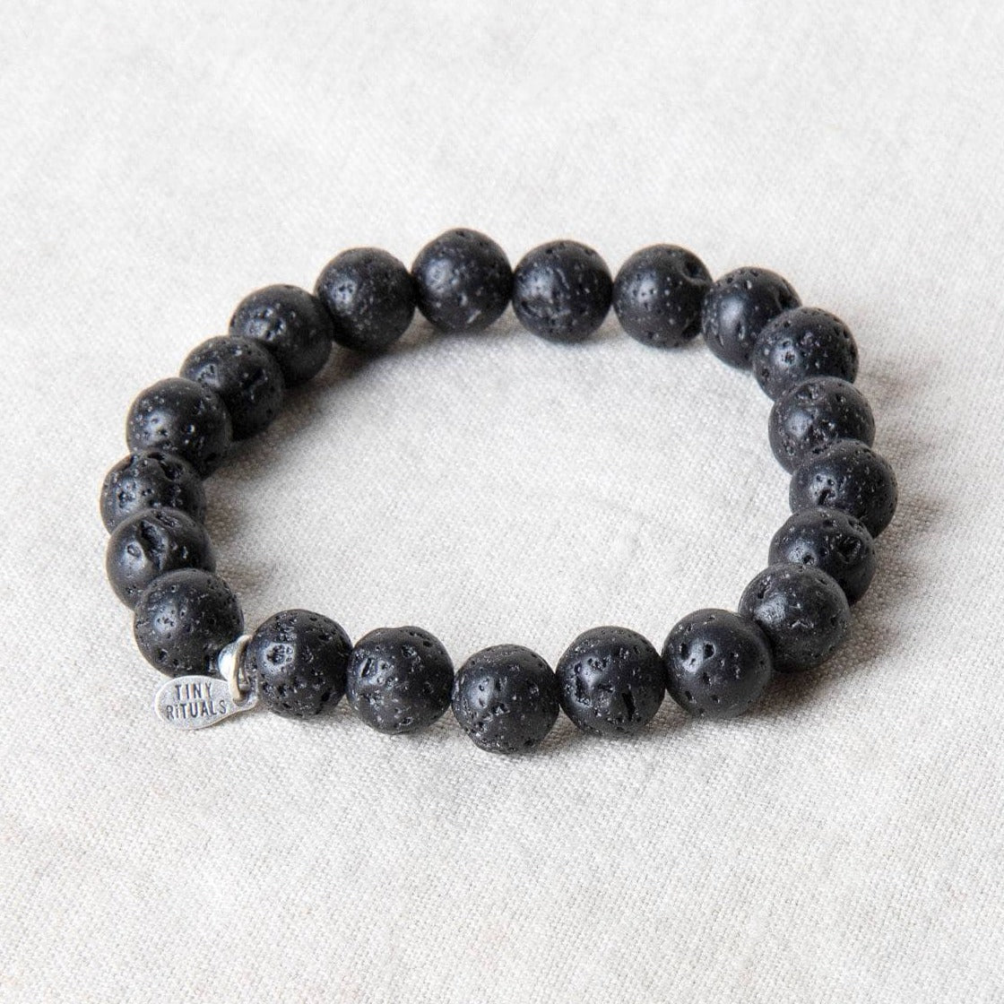StudioSession-17540-1 Lava Stone Energy Bracelet 8mm - Image 1