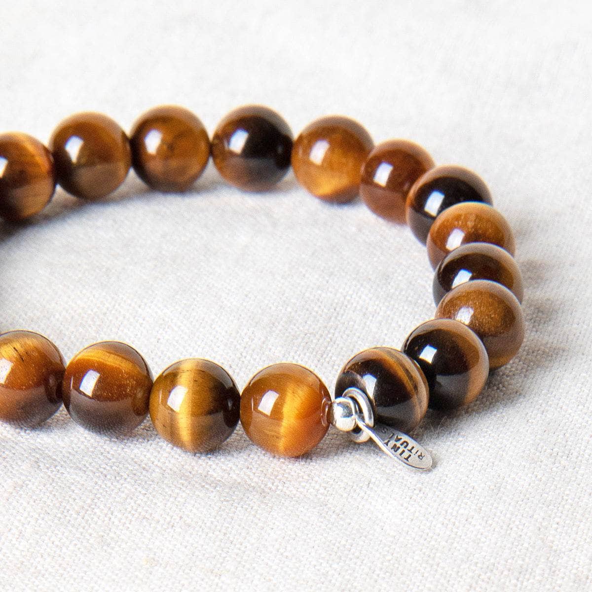 StudioSession-17551-1 Tiger Eye Energy Bracelet 8mm - Image 5