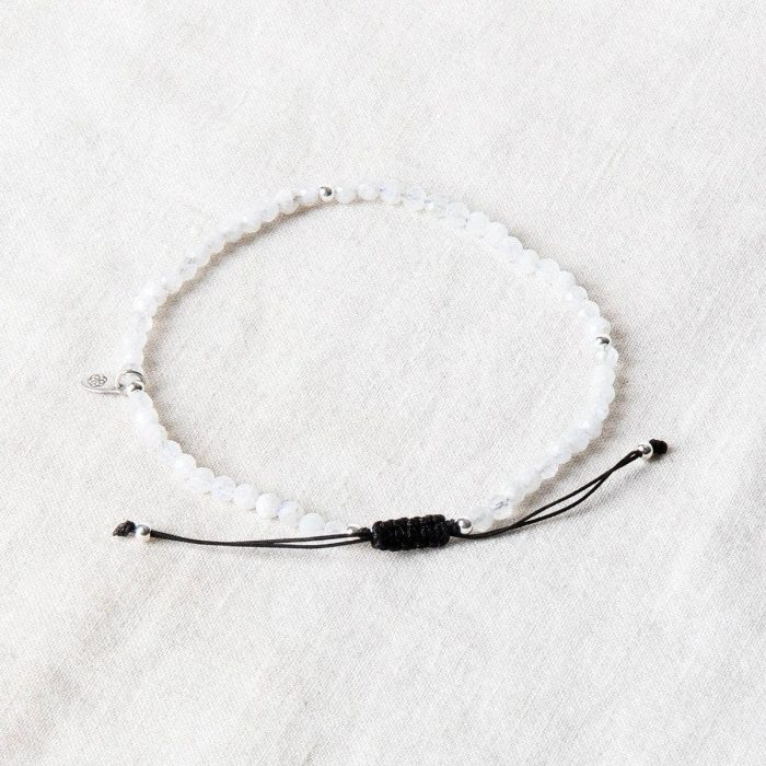 Rainbow Moonstone Energy Anklet - Image 2