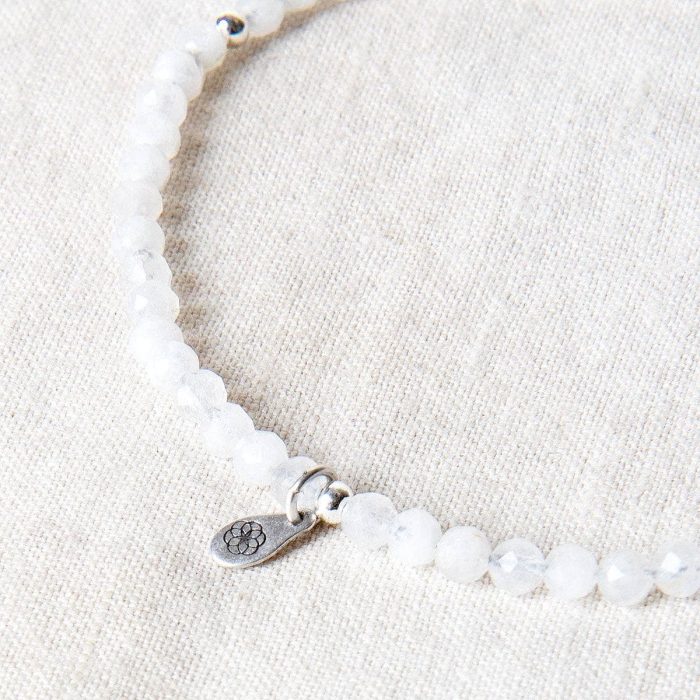 Rainbow Moonstone Energy Anklet - Image 3