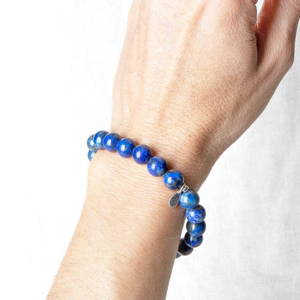 StudioSession-17654-1 Lapis Lazuli Energy Bracelet 8mm - Image 2