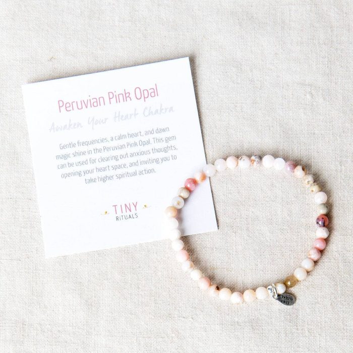 Peruvian Pink Opal Energy Bracelet - Image 4