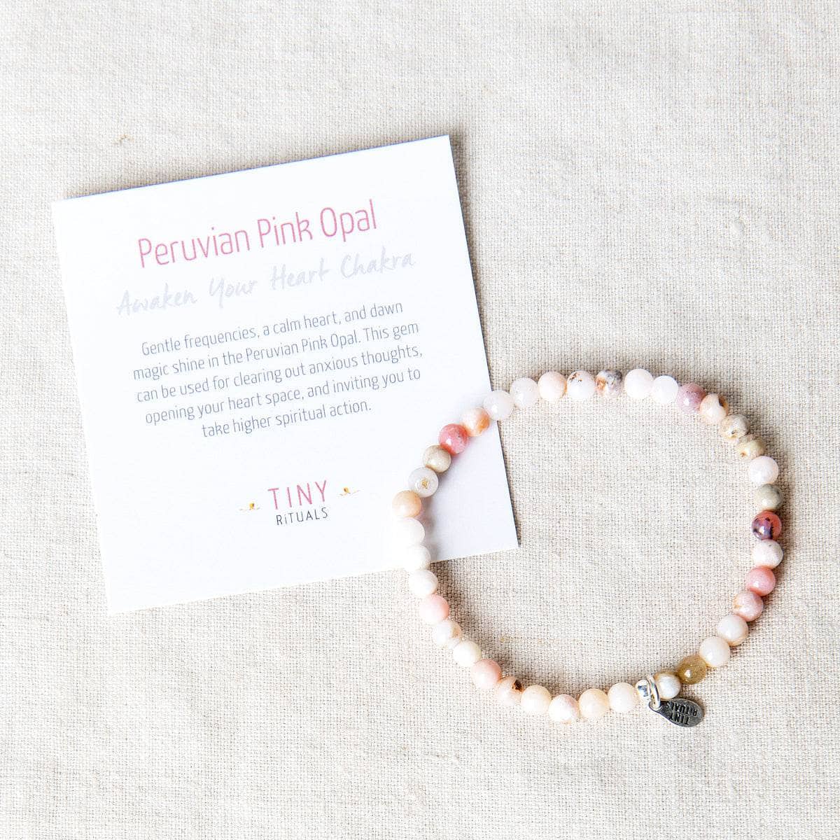 StudioSession-17691-1 Peruvian Pink Opal Energy Bracelet - Image 4