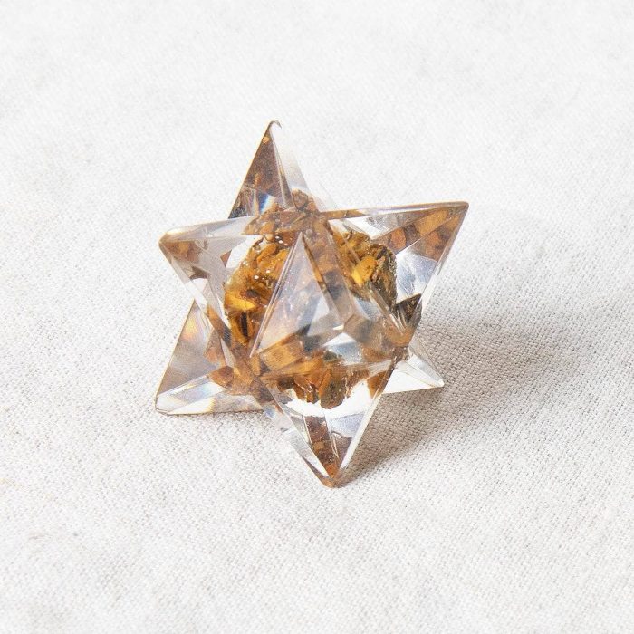 Tiny Gemstone Orgone Merkaba - Image 2
