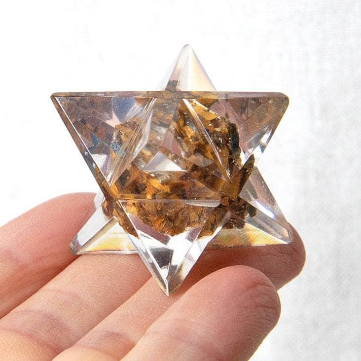 StudioSession-17955-1 Tiny Gemstone Orgone Merkaba - Image 1