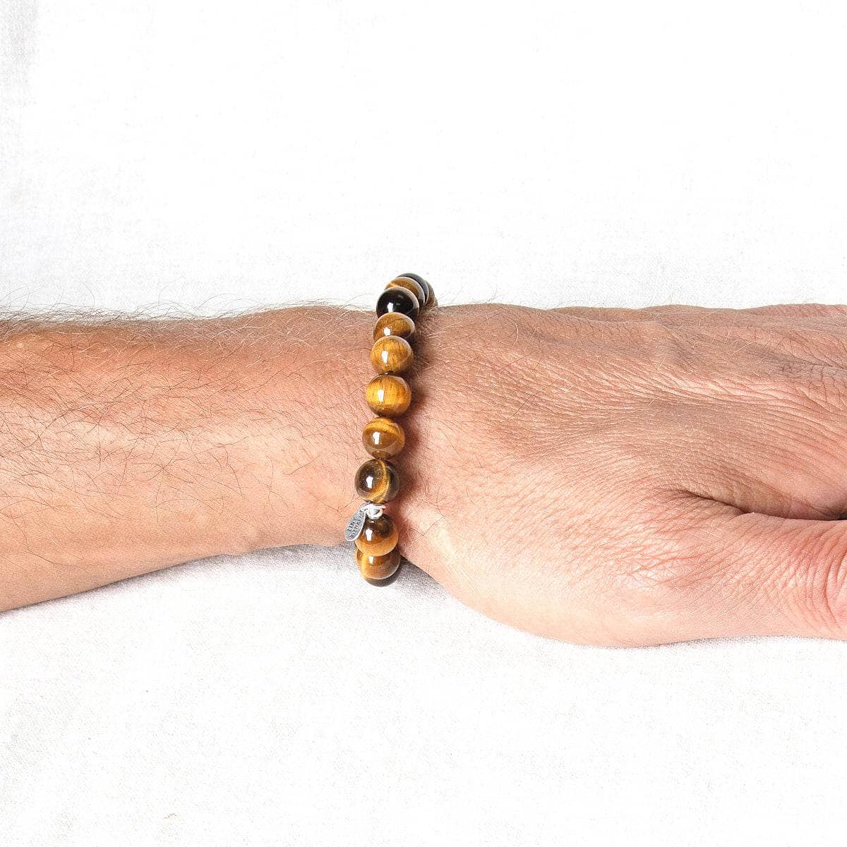 StudioSession-18140-1 Tiger Eye Energy Bracelet 8mm - Image 2