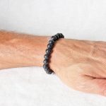 Lava Stone Energy Bracelet 8mm - Image 2