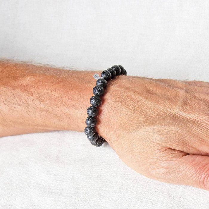 Lava Stone Energy Bracelet 8mm - Image 2