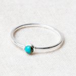 Natural Genuine Turquoise Silver or Gold Ring - Image 6