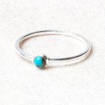 Natural Genuine Turquoise Silver or Gold Ring - Image 7
