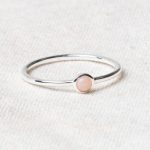 Pink Opal Silver or Gold Ring - Image 4