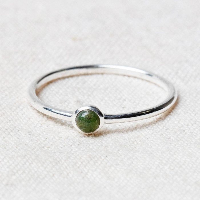 Bloodstone Silver or Gold Ring - Image 1