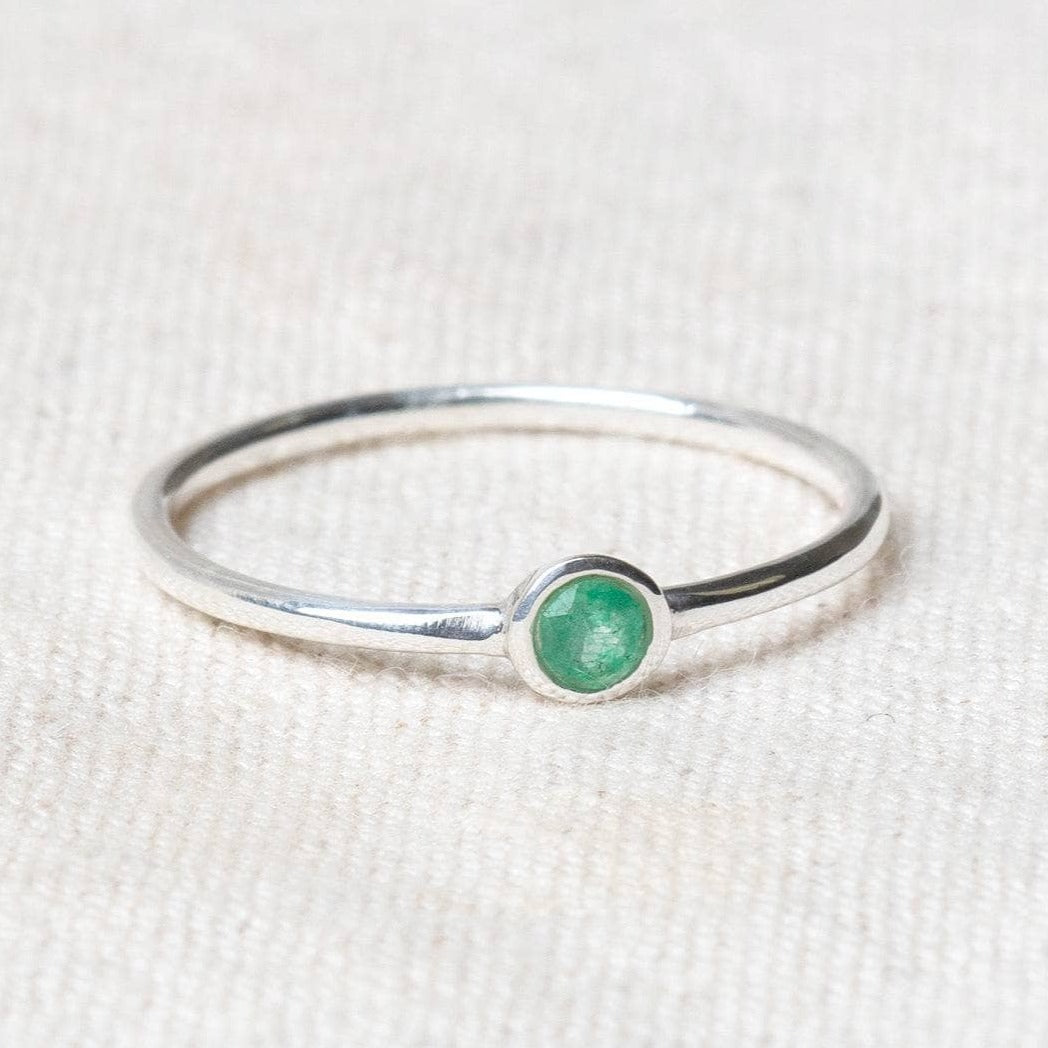 StudioSession-19211-1 Green Jade Silver or Gold Ring - Image 1
