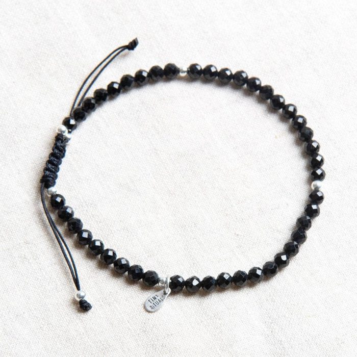 Black Tourmaline Energy Anklet - Image 2