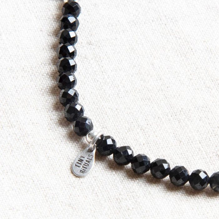 Black Tourmaline Energy Anklet - Image 3