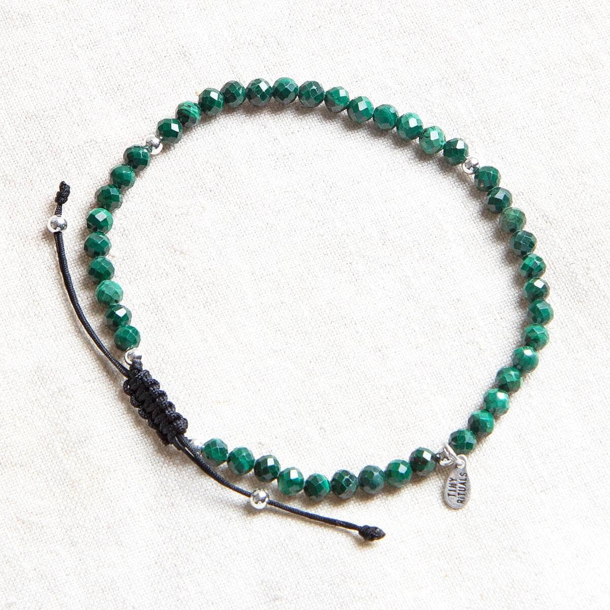 StudioSession-19623-1 Genuine Malachite Energy Anklet - Image 2