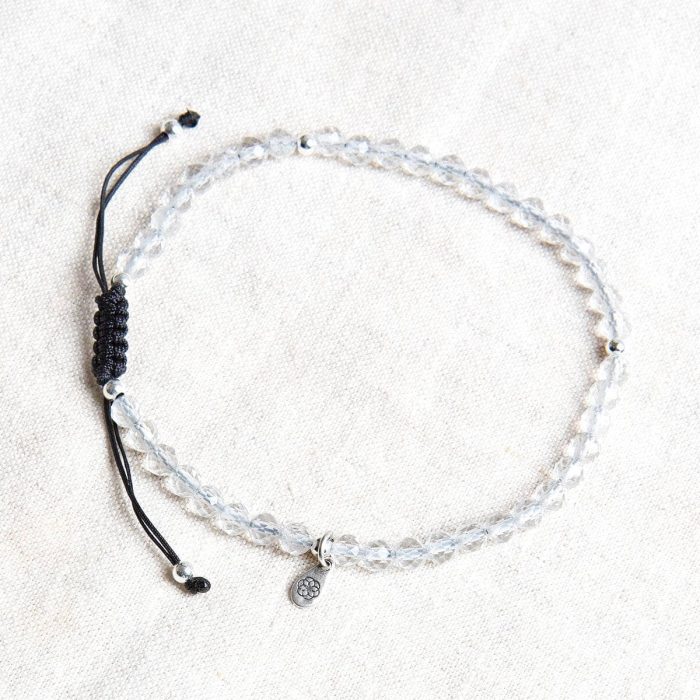 Clear Quartz Energy Anklet - Image 2