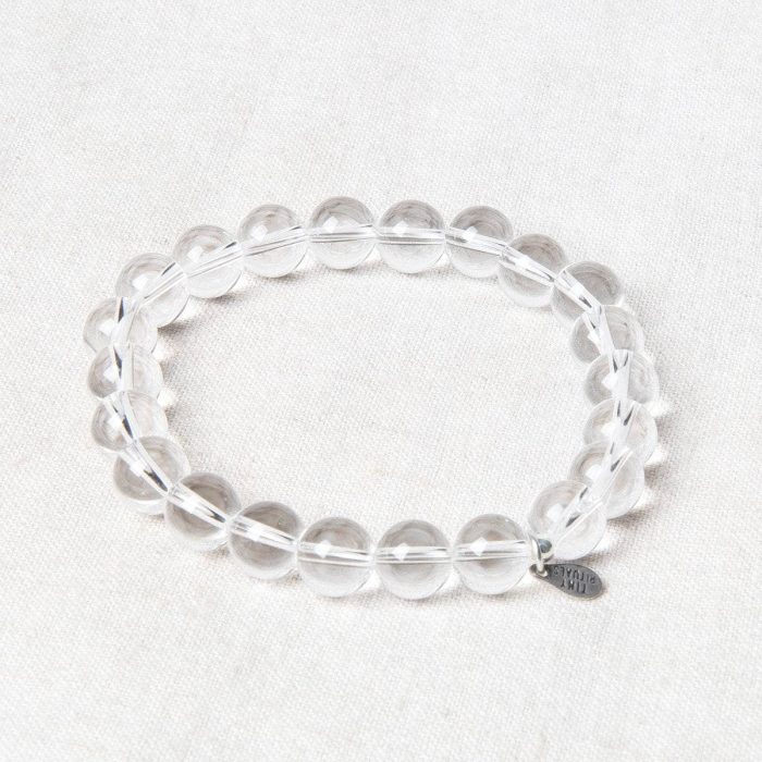 Clear Quartz Energy Bracelet 8mm - Image 1