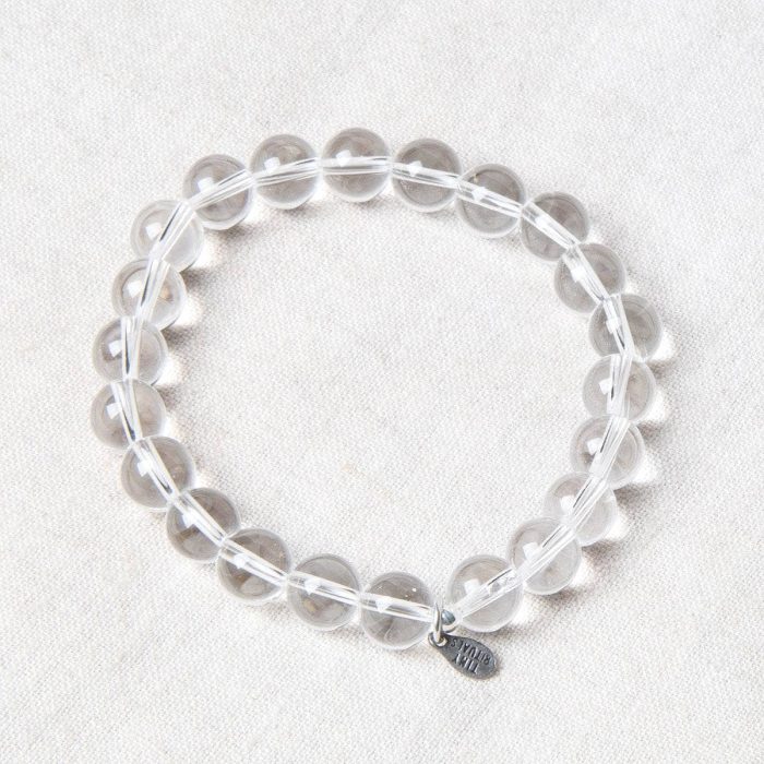 Clear Quartz Energy Bracelet 8mm - Image 4