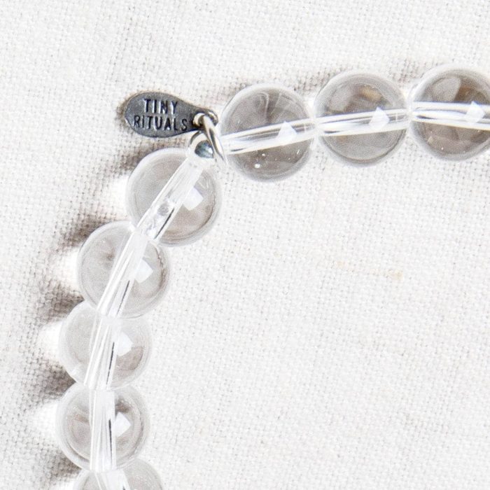 Clear Quartz Energy Bracelet 8mm - Image 5
