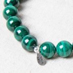 Genuine Real Malachite Energy Bracelet 8mm - Image 2